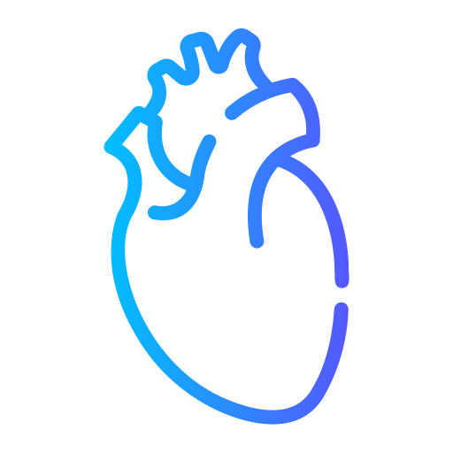 cuore Generic gradient outline icona