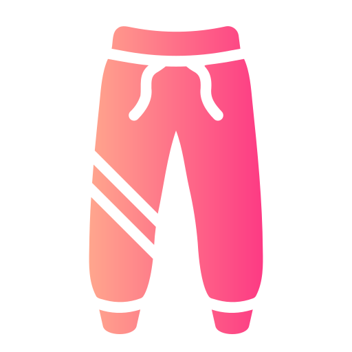 pantaloni da jogging Generic gradient fill icona