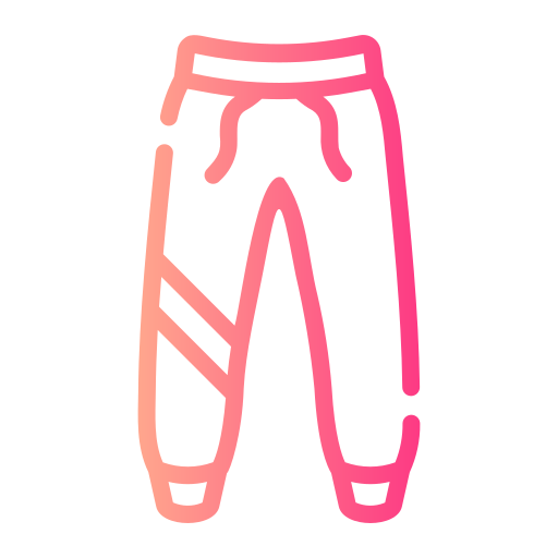 pantaloni da jogging Generic gradient outline icona