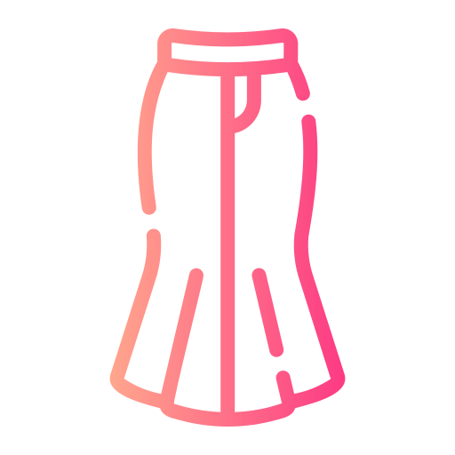 Long skirt Generic gradient outline icon