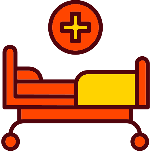 病院用ベッド Generic color lineal-color icon