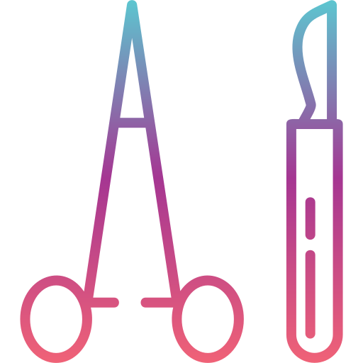 Surgery tools Generic gradient outline icon