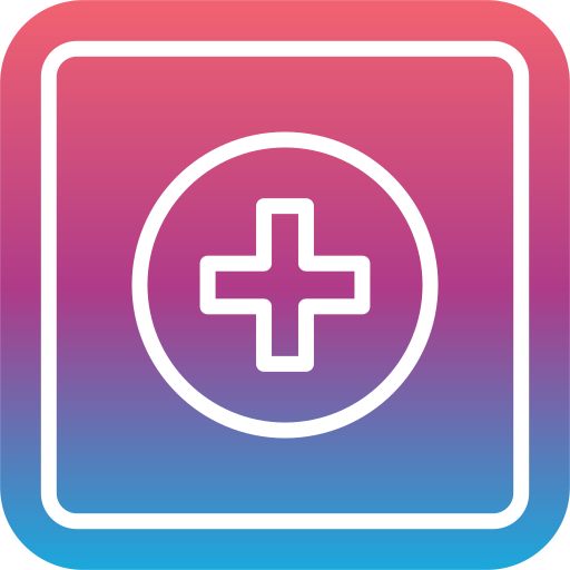 First aid symbol Generic gradient fill icon