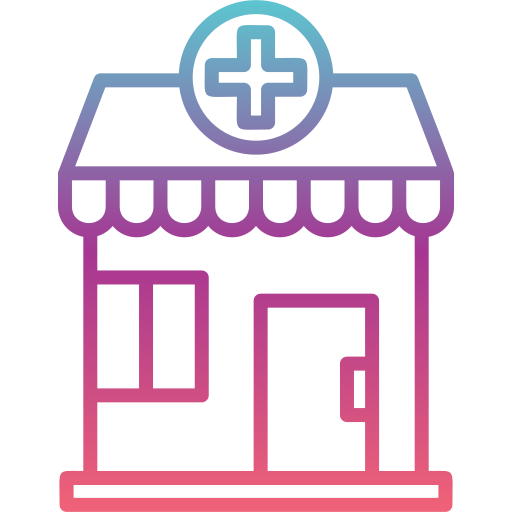 farmacia Generic gradient outline icono