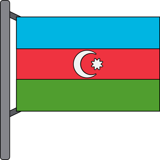 Азербайджан Generic color lineal-color иконка