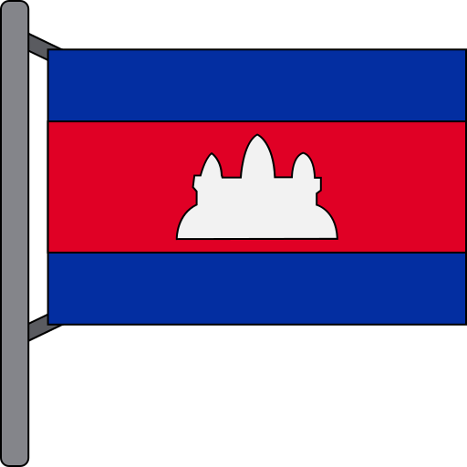 camboya Generic color lineal-color icono
