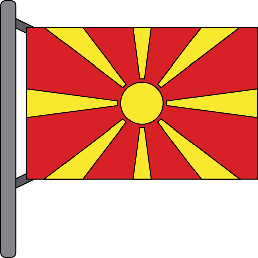 macedonia północna Generic color lineal-color ikona