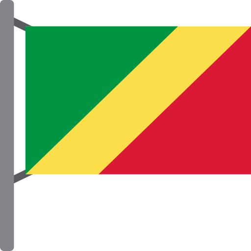 콩고 공화국 Generic color fill icon