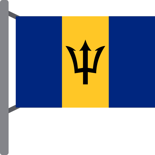 Barbados Generic color fill icon