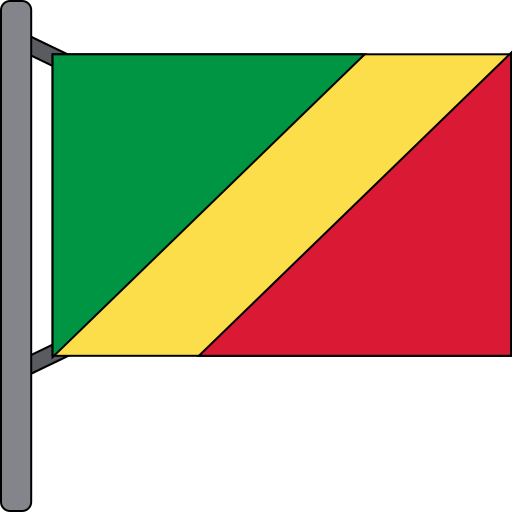 コンゴ共和国 Generic color lineal-color icon
