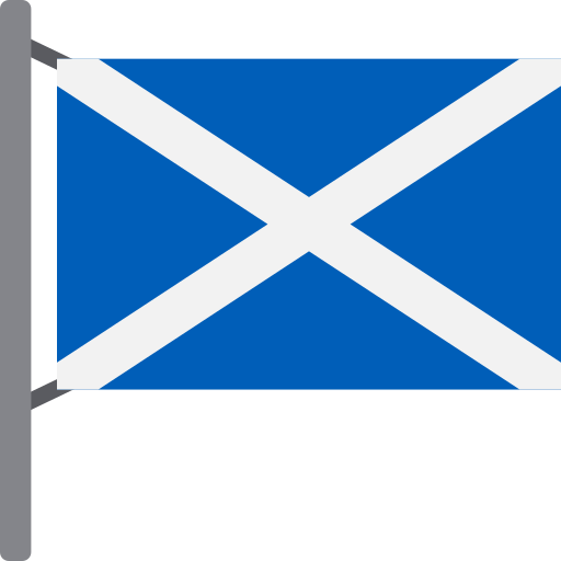스코틀랜드 Generic color fill icon