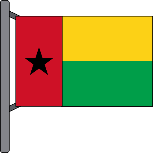 guinee-bissau Generic color lineal-color icoon