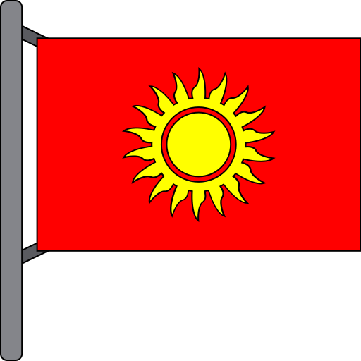 kirgistan Generic color lineal-color ikona