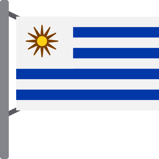 uruguay Generic color fill icona