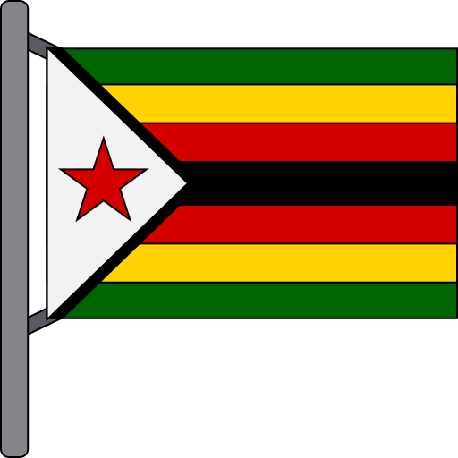 zimbabwe Generic color lineal-color ikona