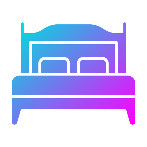 Двуспальная кровать Generic gradient fill иконка