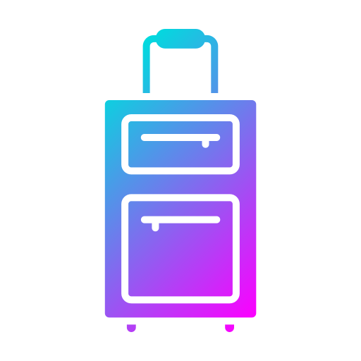Travel luggage Generic gradient fill icon