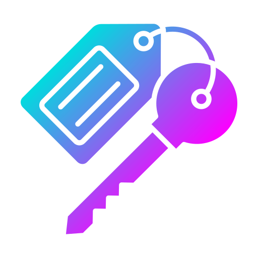 Room key Generic gradient fill icon