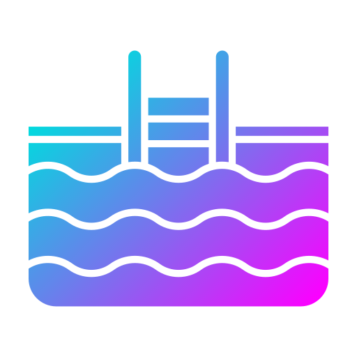 Swimming pool Generic gradient fill icon