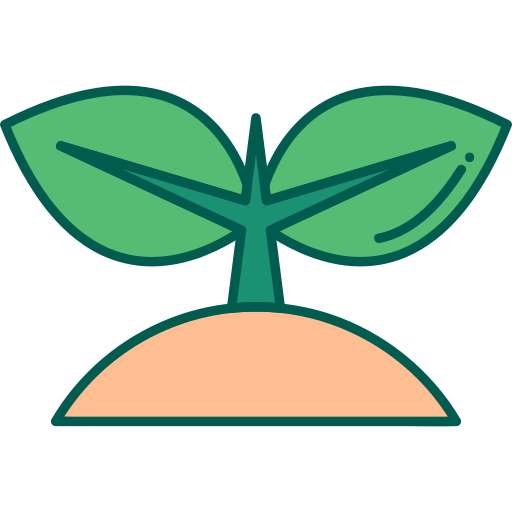 成長する植物 Generic color lineal-color icon