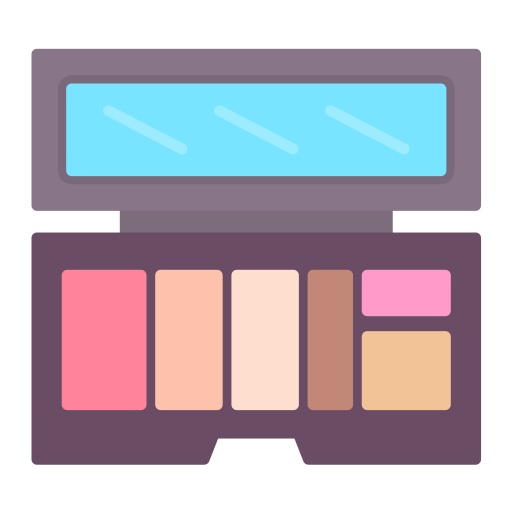 Makeup palette Generic color fill icon