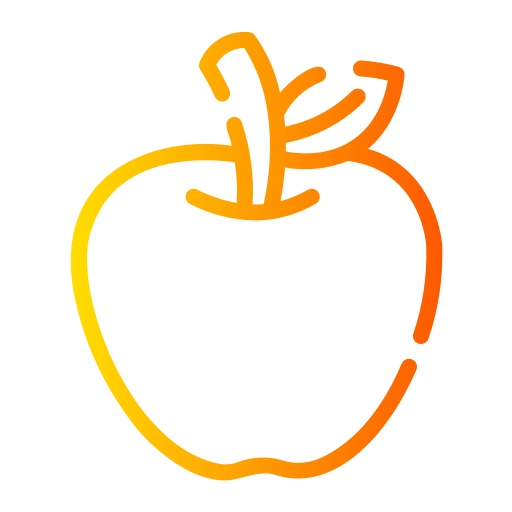 manzana Generic gradient outline icono