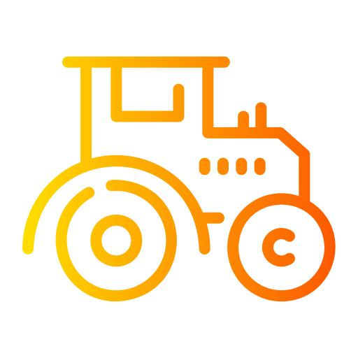 Трактор Generic gradient outline иконка