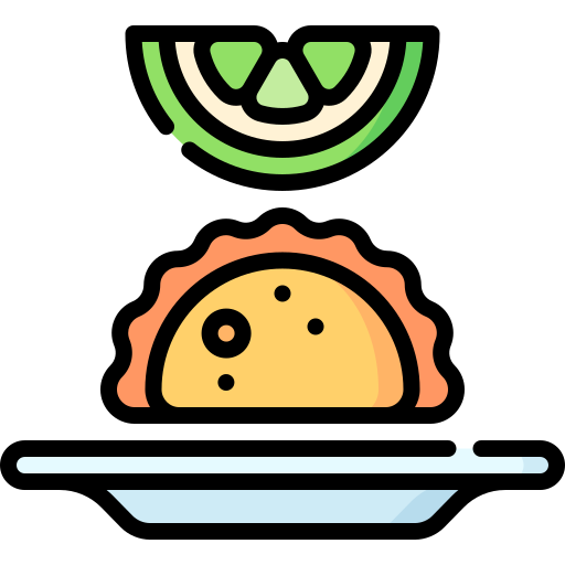 empanada Special Lineal color icona