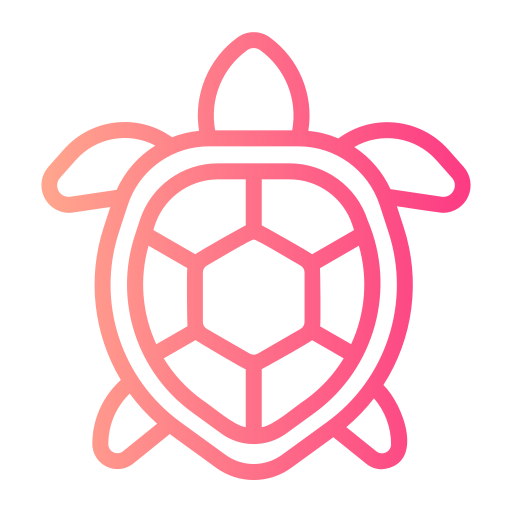 tartaruga Generic gradient outline icona
