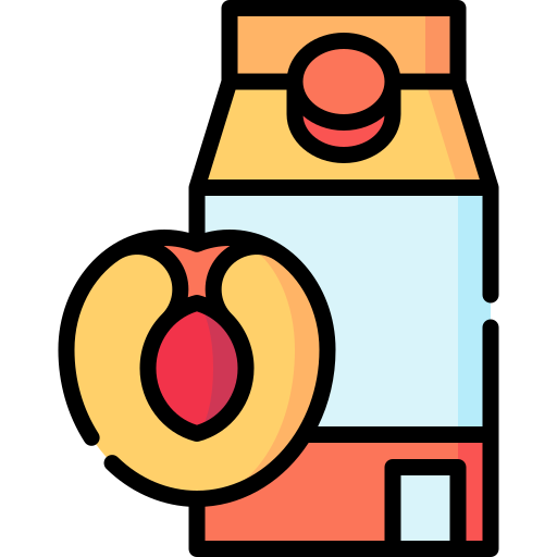 Peach juice Special Lineal color icon