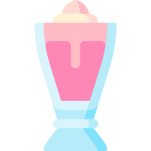 milkshake Special Flat icoon