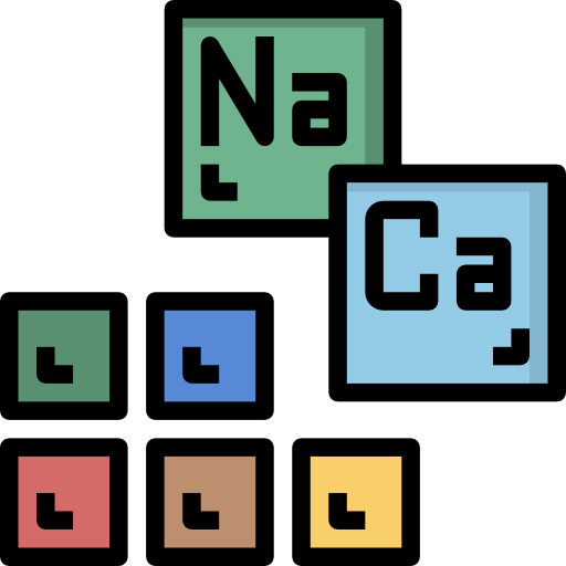 tabla periódica Surang Lineal Color icono