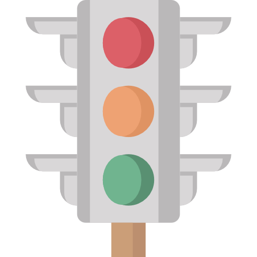 semáforo Surang Flat icono