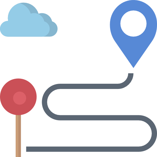 Maps and location Surang Flat icon