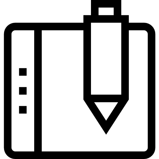 tableta gráfica Pictogramer Outline icono