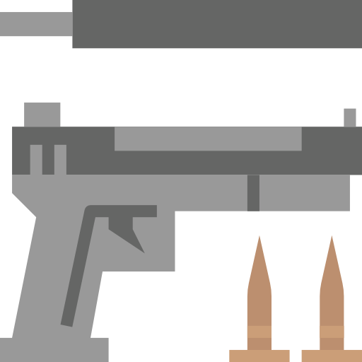 pistolet Surang Flat Icône