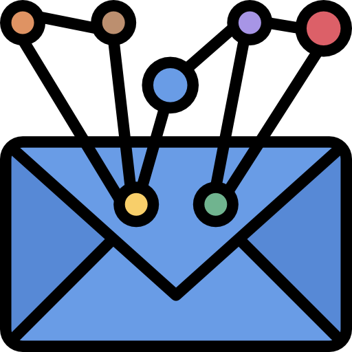 Mail Surang Lineal Color icon