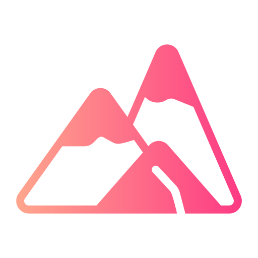 Гора Generic gradient fill иконка