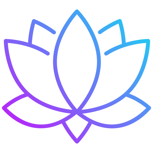 lotus Generic gradient outline Icône