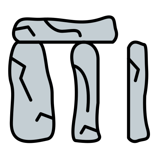Stonehenge Generic color lineal-color icon