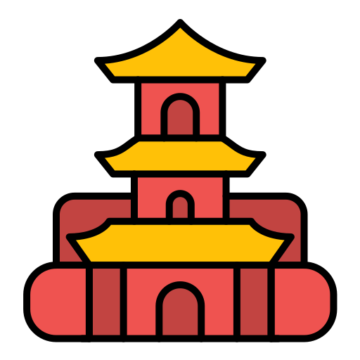Stupa Generic color lineal-color icon