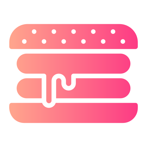 Бургер Generic gradient fill иконка