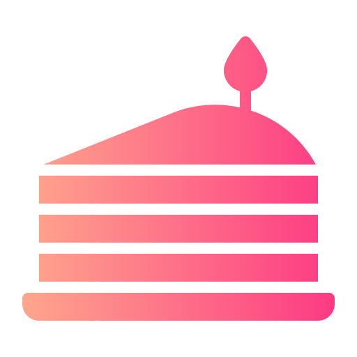 ケーキのスライス Generic gradient fill icon