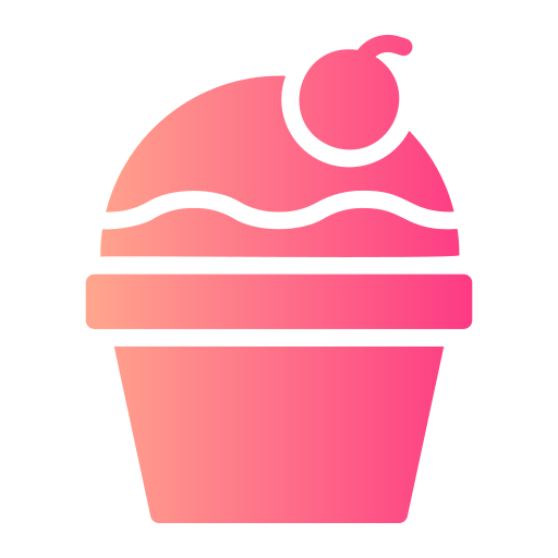 컵케이크 Generic gradient fill icon