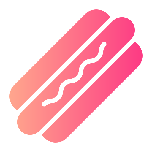 hotdog Generic gradient fill icoon