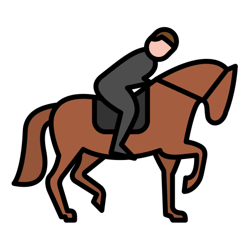 Equestrian Generic color lineal-color icon