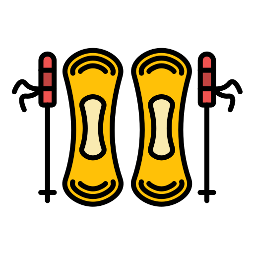 스키 타기 Generic color lineal-color icon