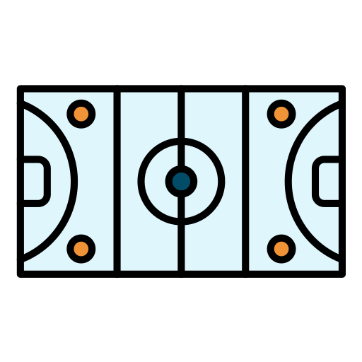 Hockey Generic color lineal-color icon