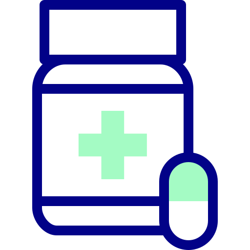 약 Detailed Mixed Lineal color icon