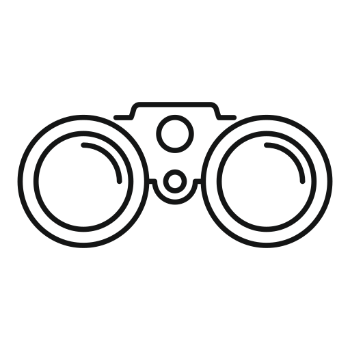 prismáticos Generic outline icono